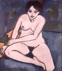 Model på Blue Ground, 1906